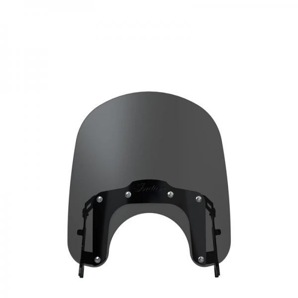 17.8" QUICK RELEASE LOW WINDSHIELD - TINTED, BLACK PLATES - CHIEF STEELFRAME