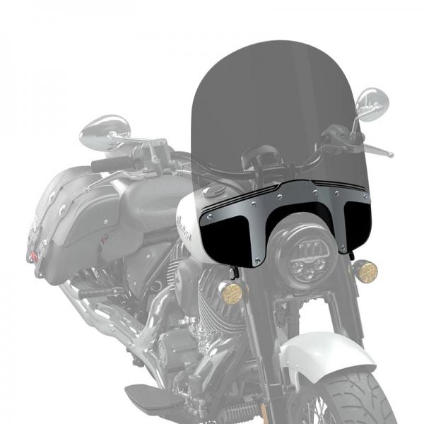 23.8" QUICK RELEASE MID WINDSHIELD - TINTED, POLISHED PLATES - CHIEF STEELFRAME