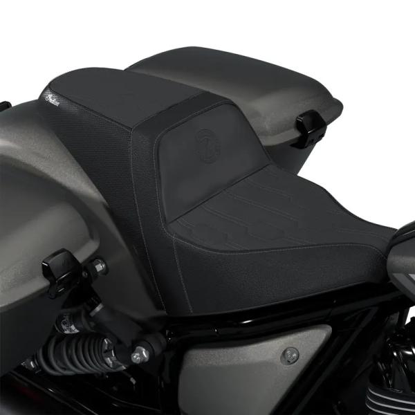 2-UP HIGH BOLSTER CLUB SEAT - CHIEF STEELFRAME - BLACK