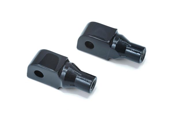 Konische Adapter für Indian Scout mit Küryakyn Fussrasten - Fahrerposition, Schwarz