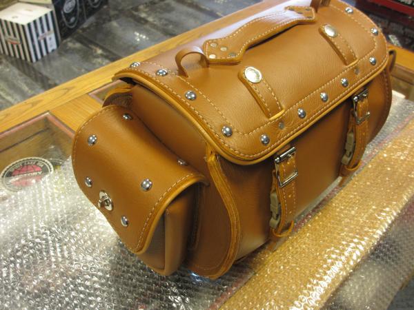 Echtlederrollentasche für Sissybar - Desert Tan