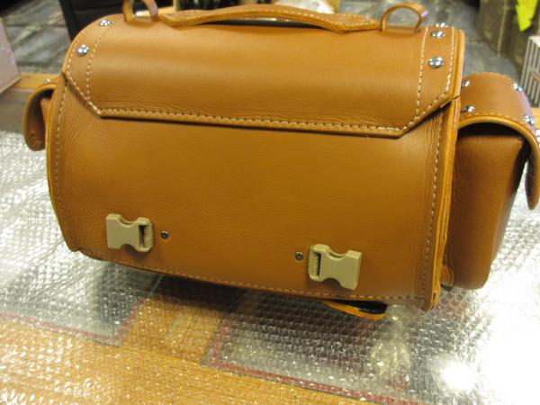 Echtlederrollentasche für Sissybar - Desert Tan