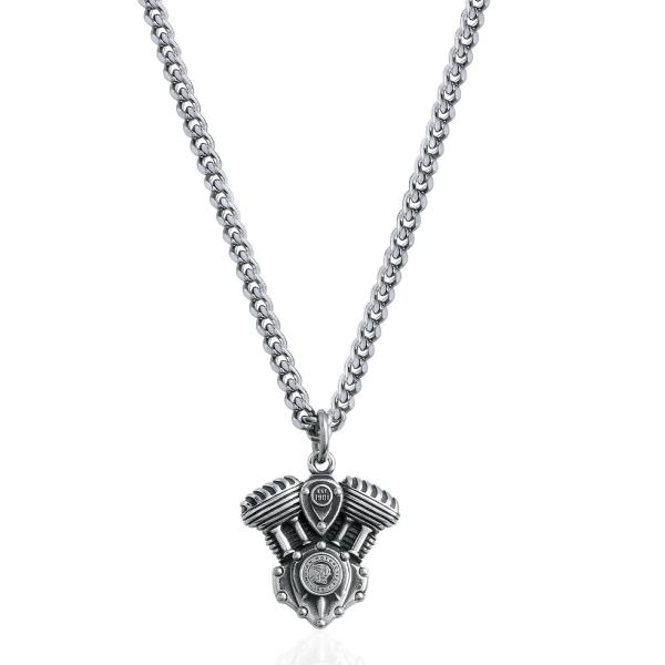 Indian Motorcycle Twin Engine Necklace