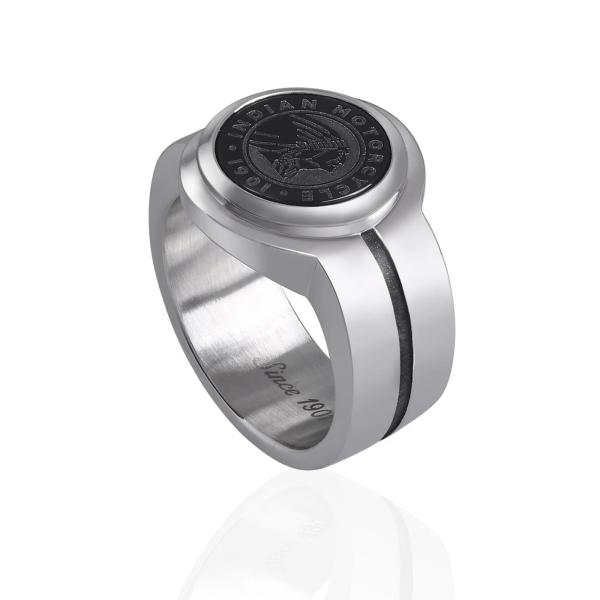 Mens Midnight Headdress Roundel Ring