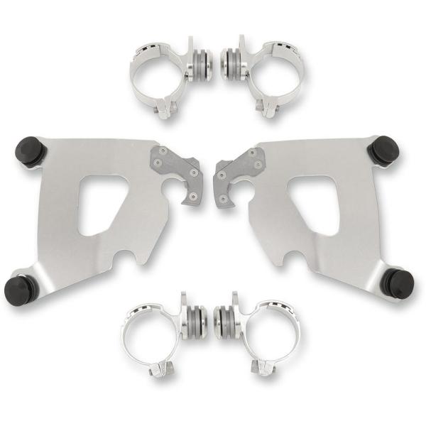 Trigger-Lock Montage Satz poliert - Cafe Fairing - Indian Scout