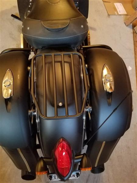 Motherwell Solo Rack flach + abnehmbar - Indian Chieftain - Mattschwarz