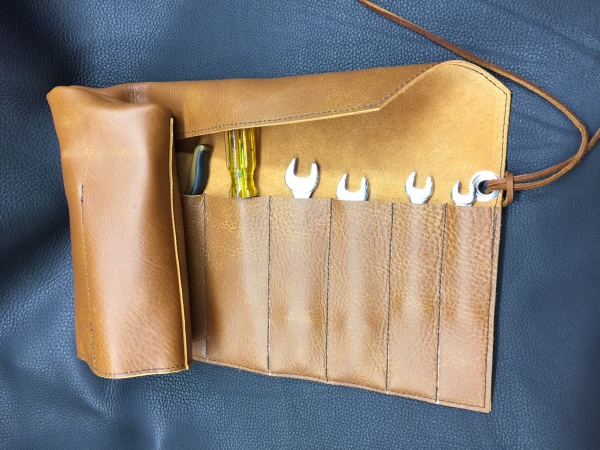 Leder Werkzeugtasche - Indian Tan