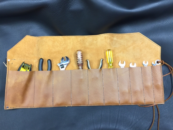 Leder Werkzeugtasche - Indian Tan