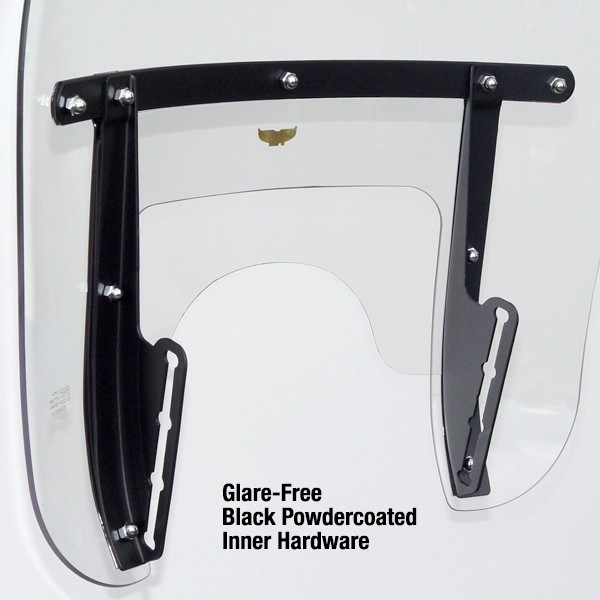 Low Boy Heavy Duty Scheibe mit Montagesatz - Indian Scout - glasklar