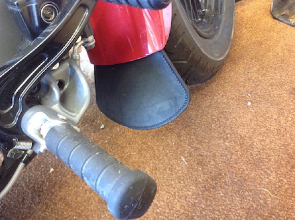Lederschmutzfänger für vorderen Kotflügel - Indian Scout