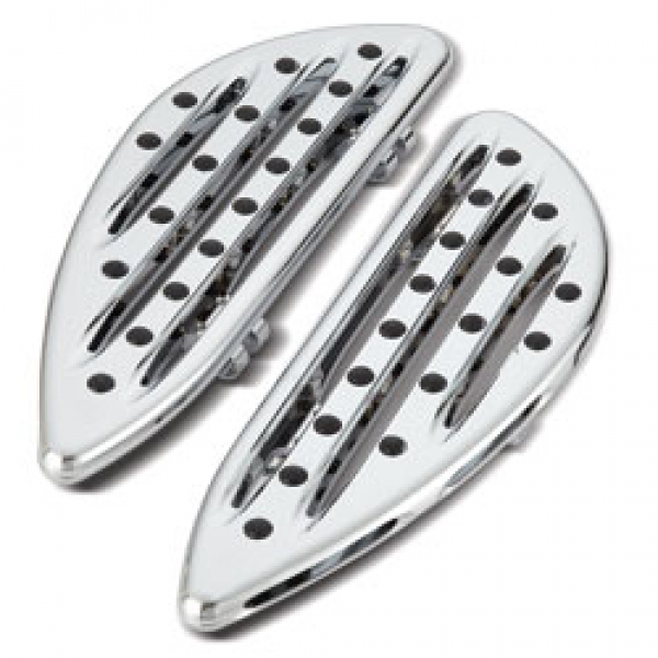 Arlen Ness Deep Cut Floorboards - Chrom