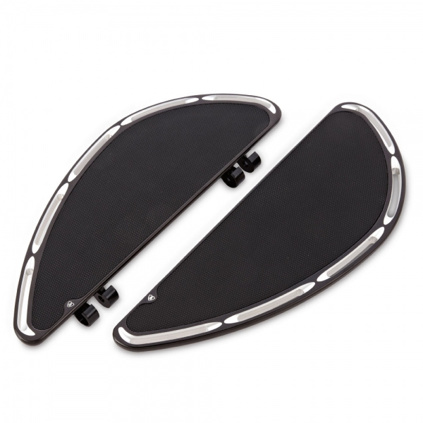 Arlen Ness Deep Cut Fusion Floorboards - Schwarz