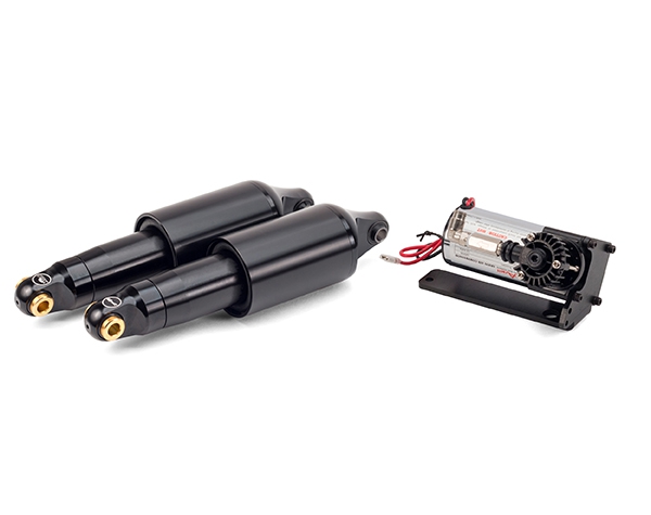 Ultimate Air Ride Kit - Schwarze Federn + schwarzes Bedienteil - Indian Scout mit ABS