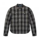 MENS CANYON PLAID SHIRT - BLACK