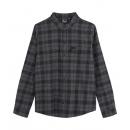 WOMENS CHICAGO PLAID SHIRT - BLACK