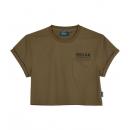 WOMENS 1901 IMC POCKET TEE - KHAKI