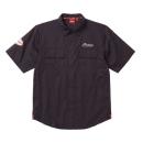 MENS VENTED SHORT SLEEVE SHIRT - BLACK