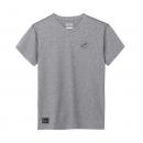 MENS V-NECK ATHLETE T-SHIRT - GRAY