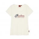 WOMENS USA SCRIPT LOGO T-SHIRT - WHITE