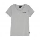 WOMENS BANNER LOGO T-SHIRT - GRAY