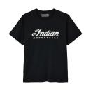MENS ESSENTIAL SCRIPT LOGO T-SHIRT - BLACK