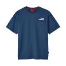 MENS MOTOR OILS POCKET T-SHIRT - BLUE