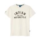 MENS EST 1901 BLOCK PRINTED T-SHIRT - WHITE