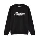 MENS ESSENTIAL SCRIPT LOGO SWEATSHIRT - BLACK