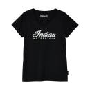 WOMENS ESSENTIAL SCRIPT LOGO T-SHIRT - BLACK