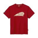 MENS DISTRESSED HEADDRESS T-SHIRT - RED