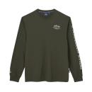 MENS LOGO SLEEVE PRINTED LONG SLEEVE - GREEN