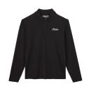 MENS ESSENTIAL QUARTER ZIP TOP - BLACK