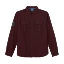 MENS FLANNEL TWILL SHIRT - RED