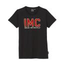 WOMENS IMC PRINTED LOGO T-SHIRT - BLACK