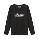WOMENS ESSENTIAL SCRIPT LOGO LONG SLEEVE - BLACK