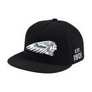 HEADDRESS FLAT BRIM CAP - BLACK
