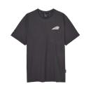 MENS OUTLINE BLOCK POCKET T-SHIRT - GRAY