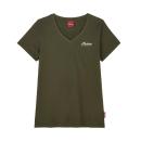 WOMENS V-NECK HEADDRESS TEE - GREEN