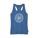 WOMENS 01 ICON PRINT TANK - BLUE