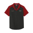 WOMENS HEADDRESS POCKET SS SHIRT - RED