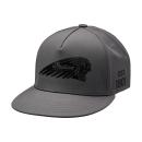 HEADDRESS PRINT FLAT PEAK CAP - GRAY