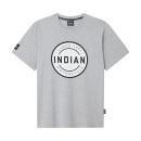 MENS BLOCK CIRCLE ICON T-SHIRT - GRAY