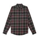 MENS TACOMA PLAID SHIRT - BLACK