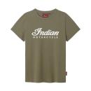 YOUTH SCRIPT LOGO T-SHIRT - GREEN