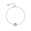 Rivet & White Stone Bracelet