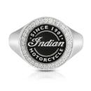 Womens Roundel Script & Bling Ring