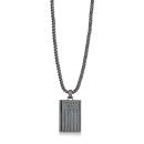 Engine Lines Necklace - Gunmetal