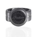 Mens Midnight Indian Motorcycle Script Ring